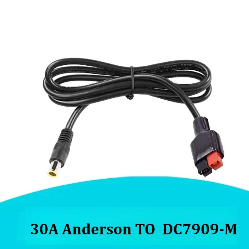1PCS Solar MC to DC7909 Male/Female + 30A Anderson + XT60 Male/Female Adapter Cable, 12AWG Pure Copper PV Extension Wire