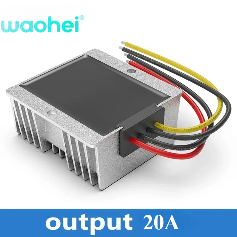 9-36V to 12V/13.8V/15V/19V/20V/24V/28V 5-30A Boost Buck DC Converter Voltage Stabilizer Supply Regulator Module for Cars Solar