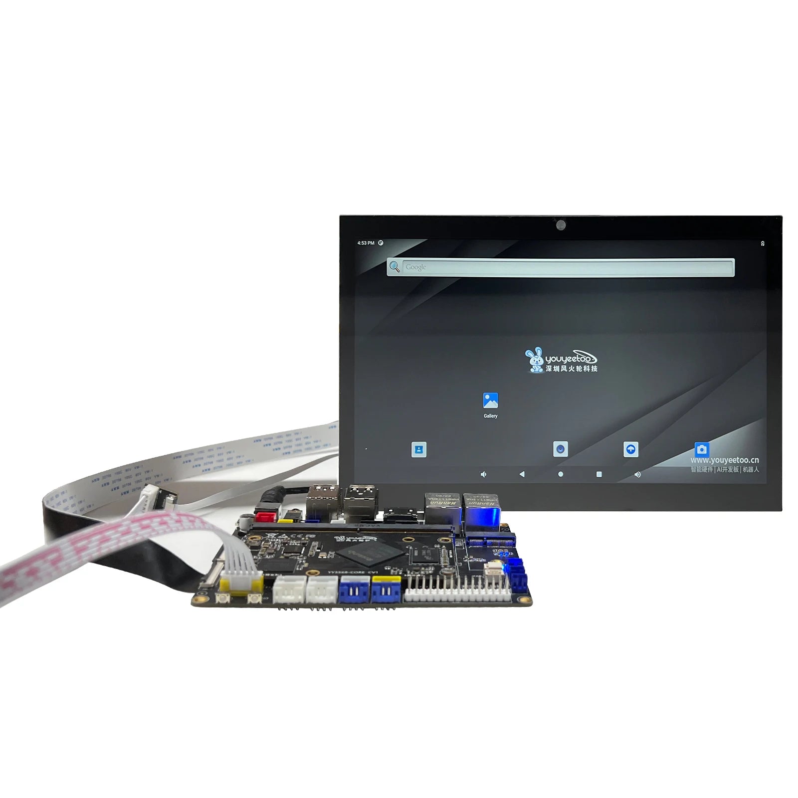 Youyeetoo YY3568 ARM AI Dev Board Rockchip RK3568 Quad Core A55 Motherboard Dual Gigabit Ethernet WiFi6 Android11 Debian Support