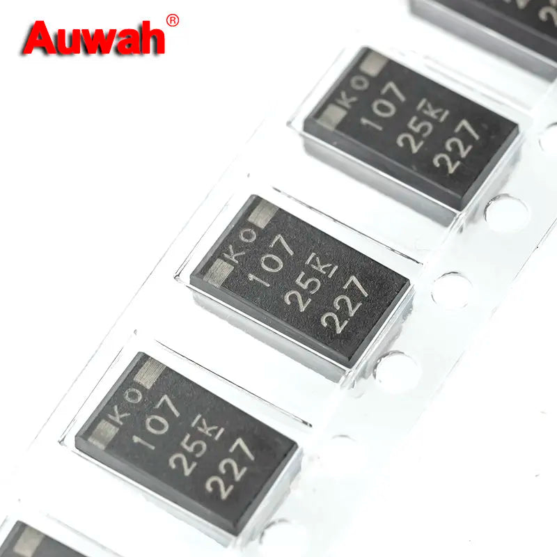 5pcs/lot 25V 100UF T521D107M025ATE040 7343 Type D SMD Polymer Tantalum Capacitors Low ESR 40mOhms New and Original