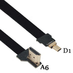 Camera 0.05M-1M FPC flexible cable drone aerial photo transmission FPV Micro HDMI to HDMI HD cable