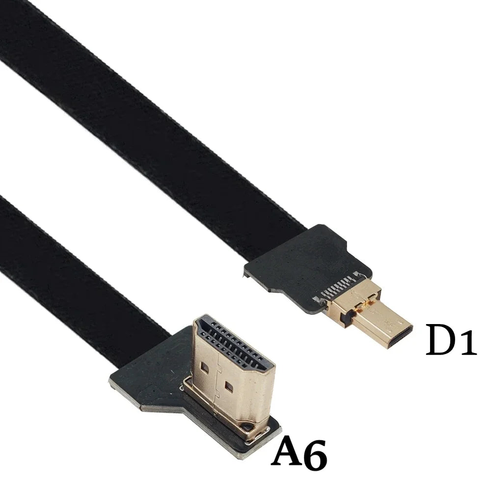 Camera 0.05M-1M FPC flexible cable drone aerial photo transmission FPV Micro HDMI to HDMI HD cable