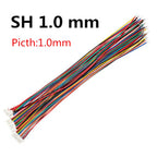 10PCS 1.0 1.25 1.5 2.0 2.54 SH/JST/ZH/PH/XH 1.0MM 1.25MM 1.5MM 2.0MM  2.54MM 2PIN/3/4/5/6/7/10P Female Plug Connector With Wire
