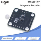 MT6701QT Magnetic Rotary Encoder Sensor Module 14-bit High Precision SPI/I2C Interface Alternative To AS5600