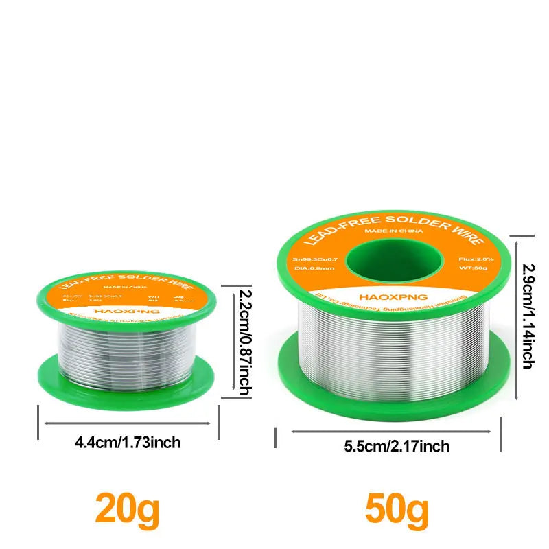 Lead-free No-clean High Purity Solder Wire Tin Melting Point 217 Degrees Solder Wire for Electronic Repair Sn99.3cu0.7