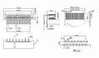 10Pcs 1.0mm FPC/FFC Connector LCD Flexible Flat Cable Socket Double Row 4/5/6/7/8/9/10/11/12/14/16/18/20/22/24/26/28/30/31 Pin