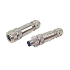 M8 Sensor Connector Waterproof Male&Female Plug Straight Angle Screw Threaded Coupling 3pin 4pin 5pin 6pin 8pin