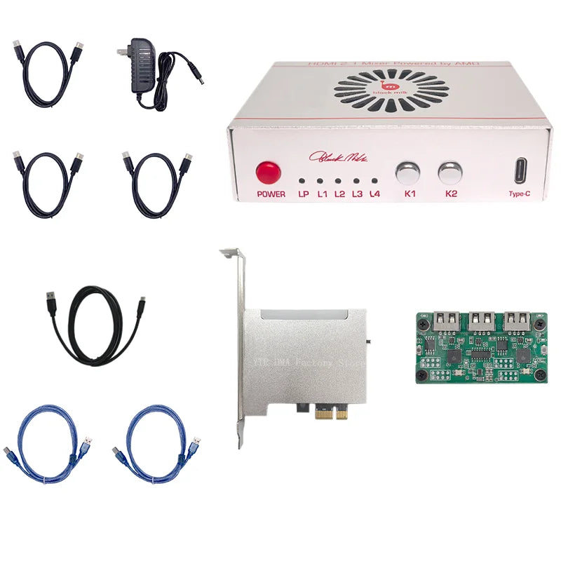 Ice Shield DMA75T FPGA Development Board MAKCU 6th Fuser Video Blender Set, DMA Card Direct Memory Access
