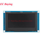 2.7 Inch OLED LCD Display Module 128x64 Drive SSD1325 SSD1327 2.7'' Screen Board 4Pin 7Pin IIC I2C SPI 8-bit Parallel Port White