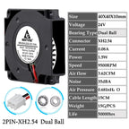 Gdstime 4010 24V Blower 12V 5V Cooler Fan 5015 Radial Fan 50x15MM Turbine Cooling Fan 30MM Micro Fan for 3D Printer Part Cooling