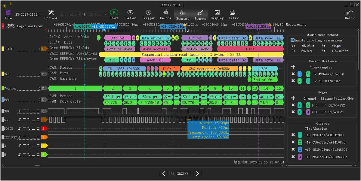 New DSlogic Plus Logic Analyzer 16 Channels 400M Sampling USB-based Debugging Logic Analyzer