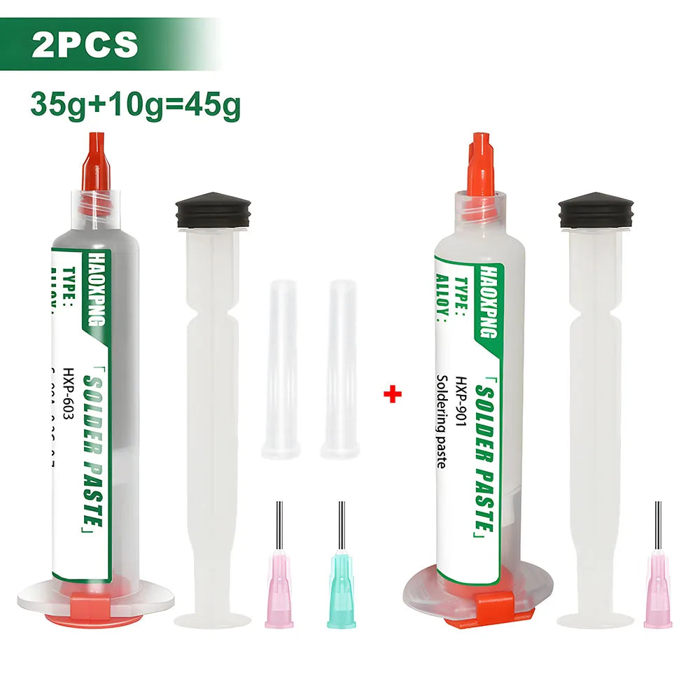Sn99ag0.3cu0.7 Lead-free Solder Paste 217°c No-clean High Temperature Solder Paste For Smd/bga/smt/ic/pcb Repair