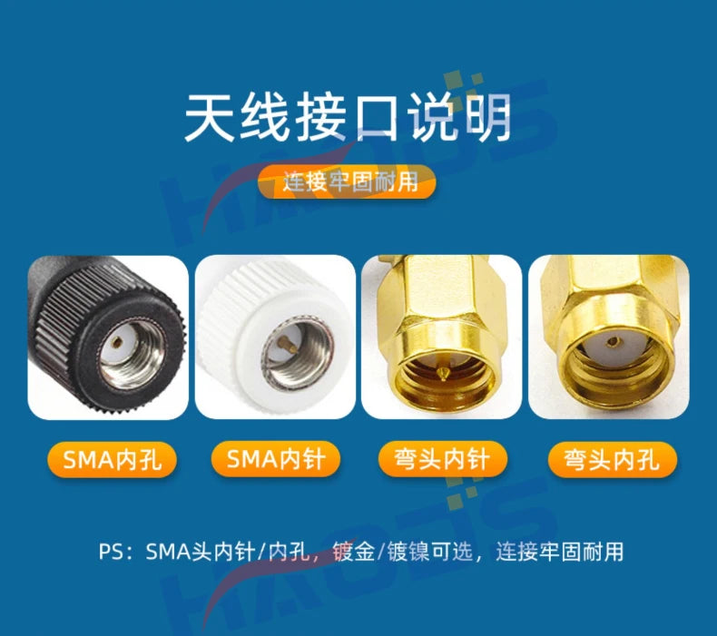 2PCS 2.4G Antenna Fold Glue Stick 3DBI WLAN Router Antenna Wifi Module Signal Enhancement 2400-2500mhz SMA Male Connector 6DBI