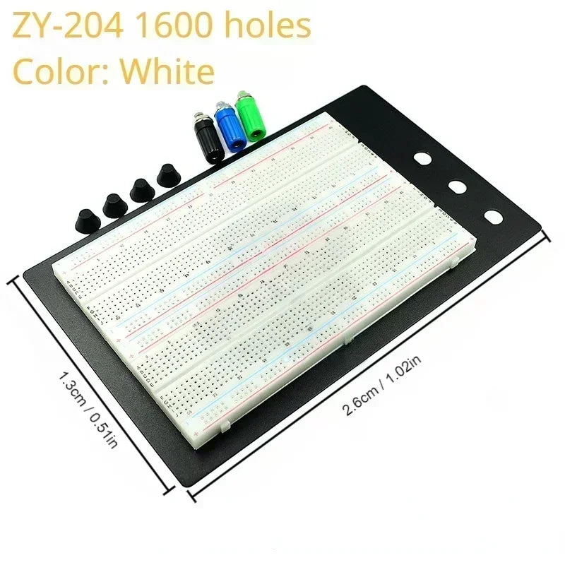 1pcs Breadboard MB102 ZY-204 PCB Bread Board 170-1600 Point Prototype PCB Solderless Breadboards Protoboard Circuit PCB DIY Kit