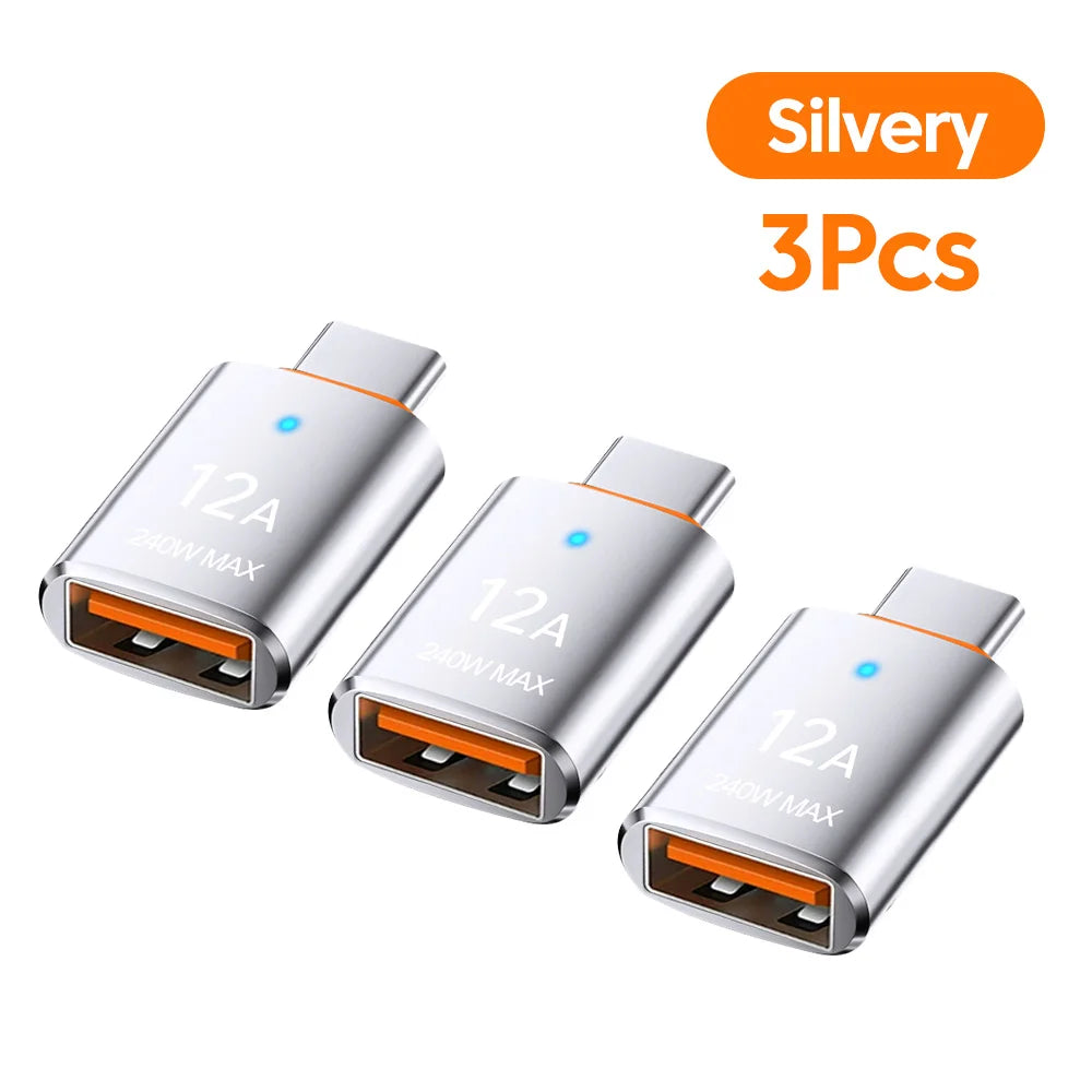 USB3.0 OTG Adapter Type C Male to USB3.0 Female Converter Fast Data Transfer Connector for iphone 15 Samsung Huawei Xiaomi