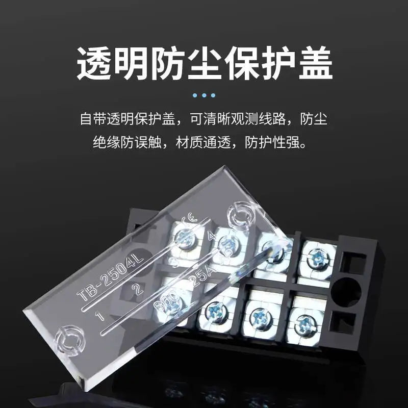 Terminal Block Position Connection Strip Copper Iron TB-1503 TB-1504 TB-1505 TB-1506 TB-1508 TB-1510 TB-1512 TB-1515 TB-1520