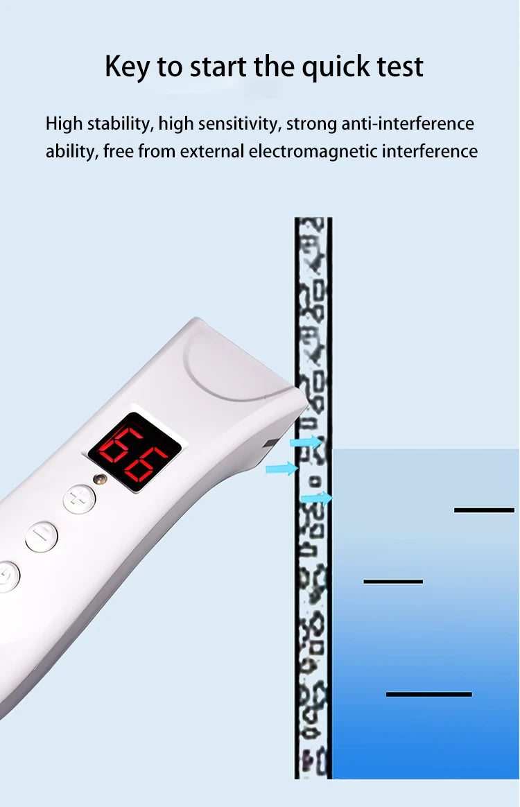 XKC-E700 Handheld Water Liquid Wine Level Detector Portable Tank Monitor Pipe Sensors with Built-in Buzzer