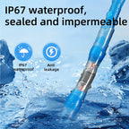 100~1000Pcs Heat Shrink Butt Terminals with Solder ,Solder Seal Wire Connectors,IP67 Waterproof Electrical Equipment Connection