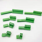 5Pair 5.08mm Pitch 2EDG Straight Pin PCB Screw Terminal Block 2/3/4/5/6/7/8/9/10/12Pin 300V 10A Wire Connector Plug-in Socket