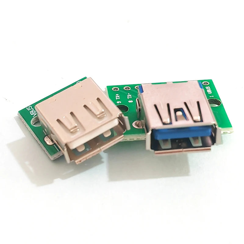 5PCS USB 2.0 3.0 Mini Male Female Adapter PCB Board -6-in-1 Connector Module Kit For Electronic Repair And Prototype Production