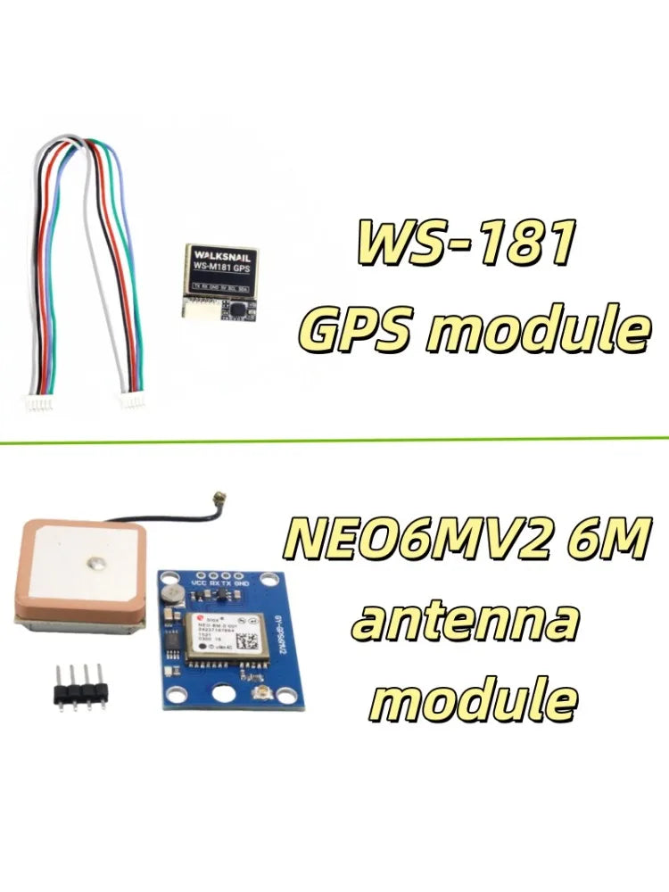 Ublox NEO-6M GPS Module, M10 GPS with Integrated Compass for Drone Flight Controller Positioning Navigation & Autonomous Flight