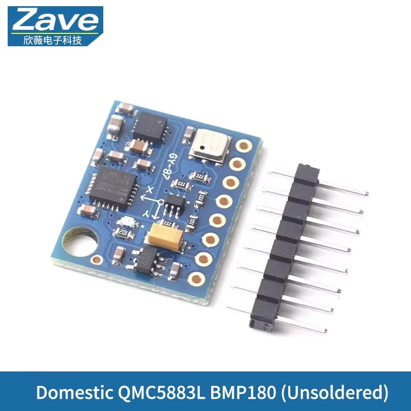 GY-87 10DOF MPU6050 HMC5883L BMP180 3-Axis Accelerometer Electronic Gyroscope