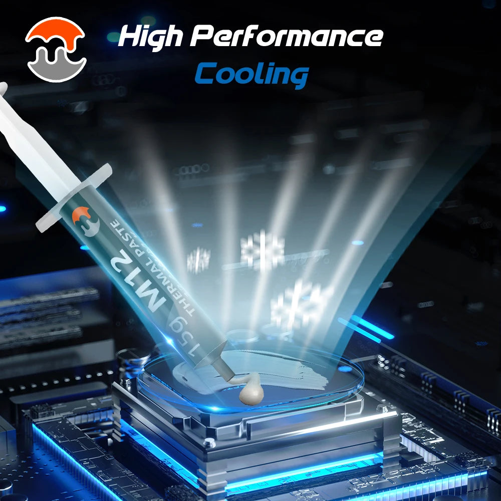 MJ-TECH Thermal Paste 12.4W 14.8W Performance Thermal Conductive Grease For CPU Cooler/Ventilador/GPU/PS5/Laptop/Game PC