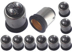 10pcs BA15D To E14/E12 LED Chandelier Lampholder Light Socket Adapter EU E14/ US E12 Candelabra To Ba15d Lamp Base Converter