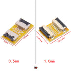 FPC Extension Board FFC Flexible Ribbon Cable Adapter Board 1.0/0.5mm Spacing Flat Wire 4P/8P/10P/20P/40P-60P for Electronics