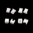 100Pcs JST XH 2.54mm Pitch 2/3/4/5 Pin Plastic Shell Male Plug Female Jack Socket Terminals Housing Wire Connector XH2.54 White