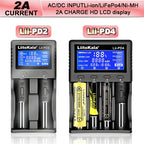 Liitokala Lii-PD4 Lii-PD2 18650 Battery Charger for 1.2V 3.7V NiMH 26650 21700 18350 18500 14500 AA AAA LiFePO4 Batteries