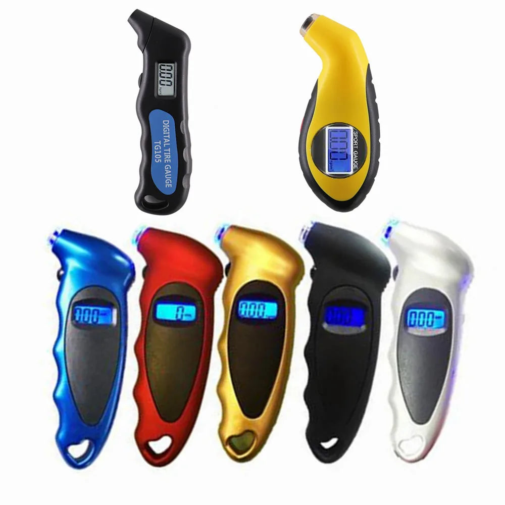 TG105 TG205 R-6802 High-Precision Digital Car Tire Tyre Air Pressure Gauge Meter LCD Display Manometer Barometers for Car Truck
