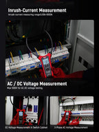 UNI-T UT281D Flexible Rogowski Coil Clamp Meter True RMS High Precision Max 6000A AC Current Measuring Instrument