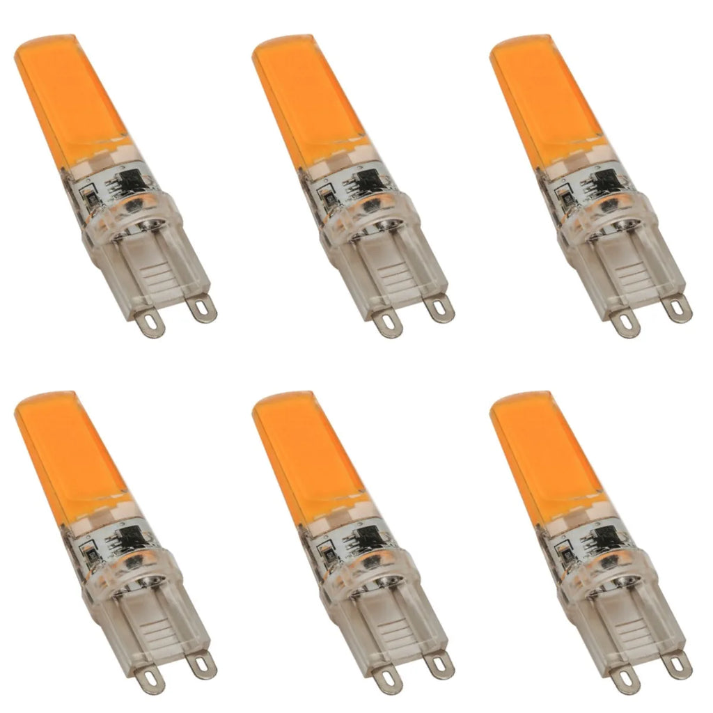 6-20PCS Dimmable G9 COB LED Bulb 9W AC220V Chandelier Spot Light Upgrade Halogen 75W Energy Saving Home Decor
