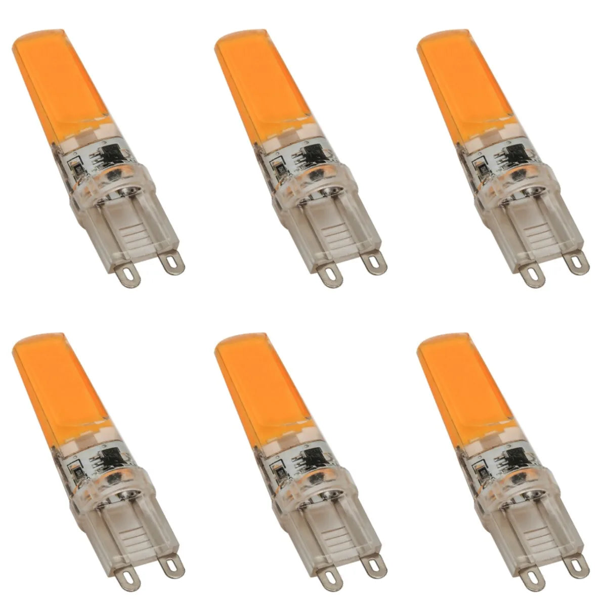 6-20PCS Dimmable G9 COB LED Bulb 9W AC220V Chandelier Spot Light Upgrade Halogen 75W Energy Saving Home Decor