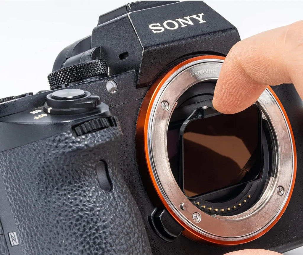 Kase Clip-in ND1000 ND Filter Compatible Sony A7 A7R A7S A9 FX3 A1 A7CR Built-in Neutral Density Filter No Vignetting