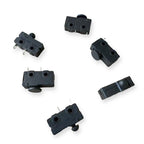 20PCS Micro Motion Mouse Switch Small Mushroom 5mm Handle Large Round 8.5mm Handle Normally Open Black 2Pin 20*11 Self Resetting