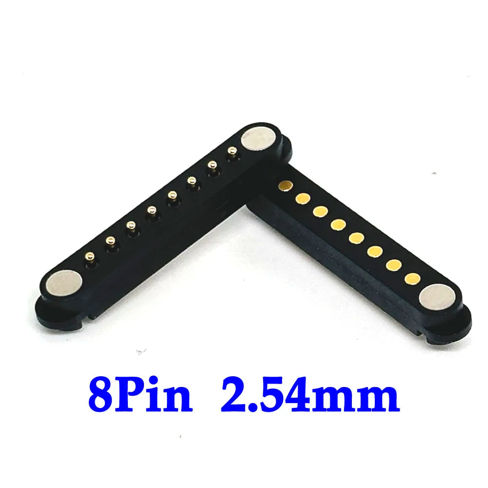 2P 3P 4P 5P 7P 8Pin DC Magnetic Pogo Pin Connector Pogopin Male Female 2A Waterproof High Current Spring Loaded Power Socket