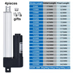 3000N 4Pieces Linear Actuators with Synchronous Control Hall Controller Set(1V4) 24V 50MM~1600MM Stroke 30kg~300kg Load 50MM/S
