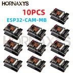 1-10PCS/ESP32-CAM ESP32-CAM-MB MICRO USB  Serial to WiFi ESP32 CAM Development Board CH340 CH340G 5V Bluetooth+OV2640 Camera New