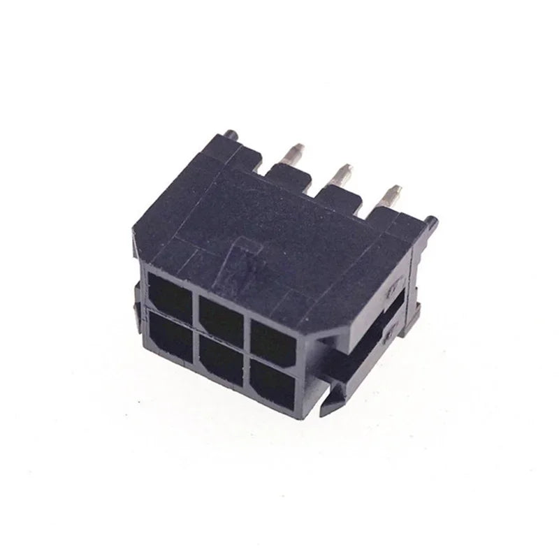 10pcs 3.0mm Wafer Micro-Fit 3.0 Connector PCB Male Header Straight 2 4 6 8 10 12 14 16 18 20 22 24 Pin Board Solder 43045