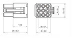 5Sets EL4.5 4.5mm Pitch Automotive Connector Small Tamiya Style 2/3/4/6/9Pin Male Female Plug With Crimp Terminals