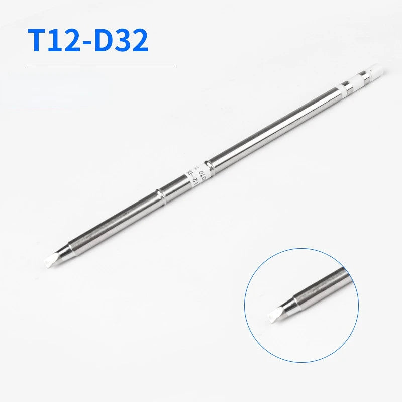 T12 Tip Soldering Iron Tip T12-D24 ILS J02 K KU for Hakko Fx951 DIY T12 Soldering Station Kits Welding Tools