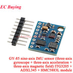 1-10Pcs LSM9DS1 GY-BNO080 BNO055 9 Nine-axis IMU Electronic Compass Accelerometer Gyro Magnetometer/Inertial Measure Sensor I2C