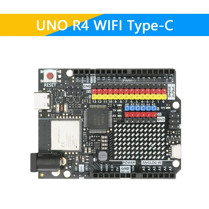 UNO R4 Minima / WIFI Type-C USB ESP32-S3 WIFI Edition Development Board For Arduino Programming Learning Controller