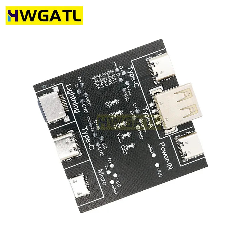 DT3 Data Cable Detection Board Type-C Micro USB C Cable Tester Short Circuit On Off Switching Diagnose Tool for iOS Android