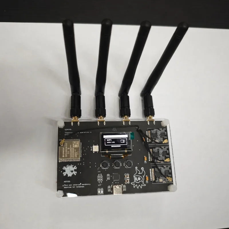 Finished NRF CLOWN V2.0 ESP32 Wireless Kit, 3 NRF24L01 BLE Bluetooth, with OLED
