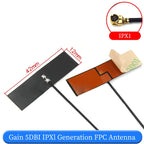 5Pcs/Lot WiFi 2.4G High Gain Built-in Flexible FPC Soft Antenna ZigBee Bluetooth Module Ipx4 Patch Antenna IPX to FPC Antenna