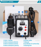 858D Led Digital 700w Heat Gun Welding Repair Tool Hot Air Gun Micro Rework Soldering Station