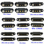2P 3P 4P 5P 7P 8Pin DC Magnetic Pogo Pin Connector Pogopin Male Female 2A Waterproof High Current Spring Loaded Power Socket